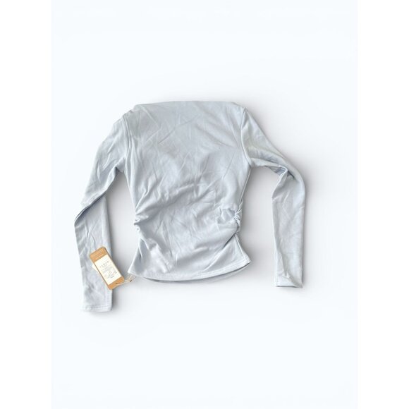 OGL Sea Glass Boatneck Side Ruched Brami Top NWT - Picture 5 of 6